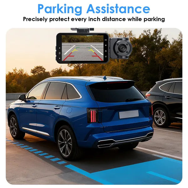 WiFi FHD 1080P 3 Channel Dash Cam